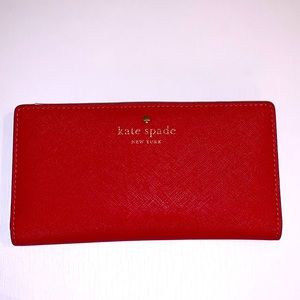 Kate Spade Bifold Red Wallet
